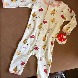 Magnetic Me Onesie - pears, pineapples and cherries